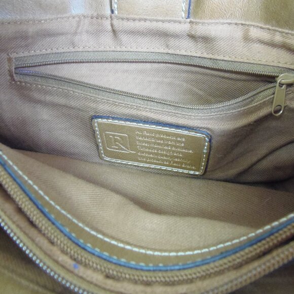 Vintage Relic Canvas Faux Bamboo Handles Haute Hippie BoHo Chic Retro Mod GoGo - Picture 6 of 11